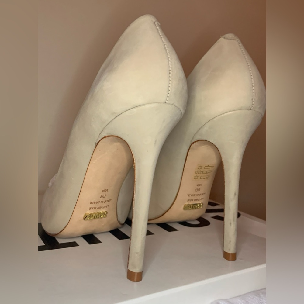 SCHULTZ Shoes Color Beige Sz 8 - Picture 6 of 10